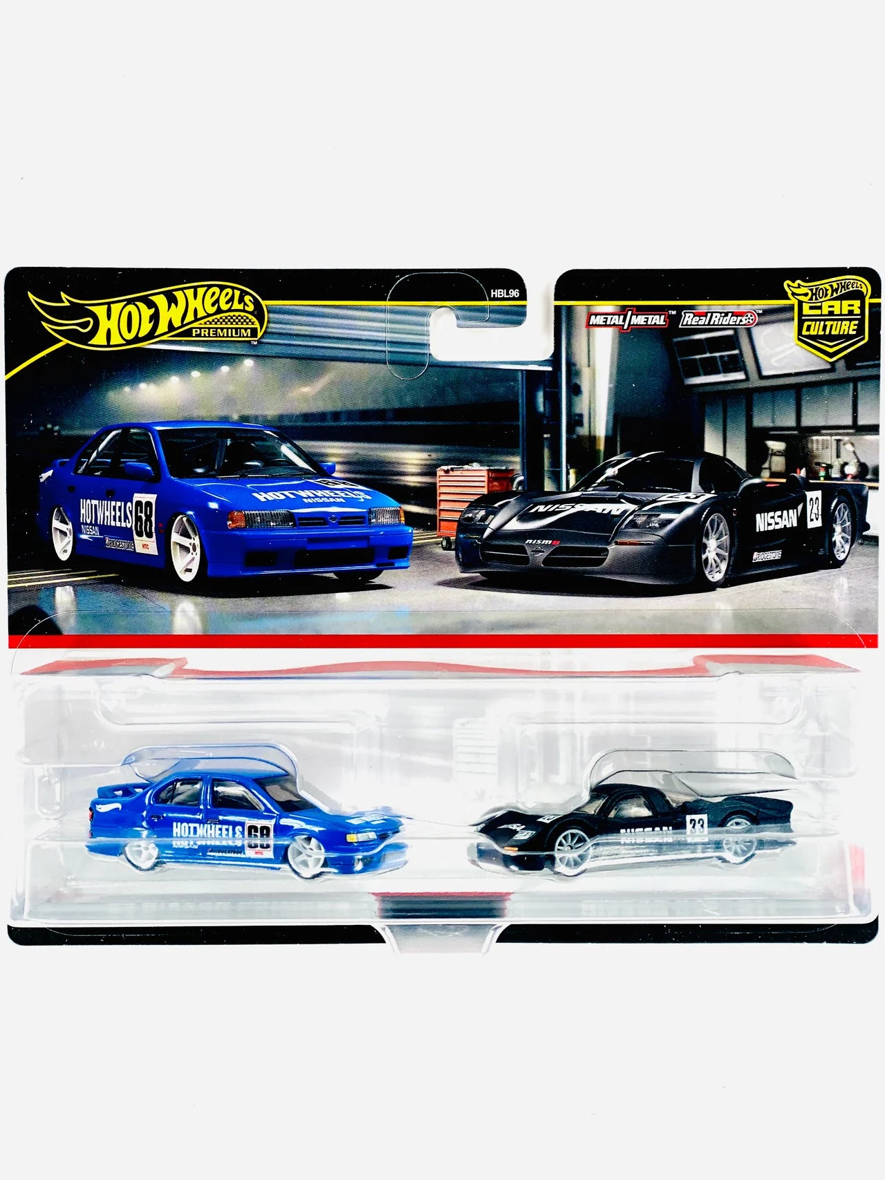 Hot Wheels Premium Car Culture '94 Nissan Primera and Nissan R390 GT1 2 Car Set